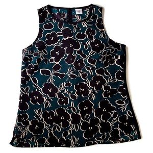 Cabi #3087 Warhol Teal & Purple floral tan…